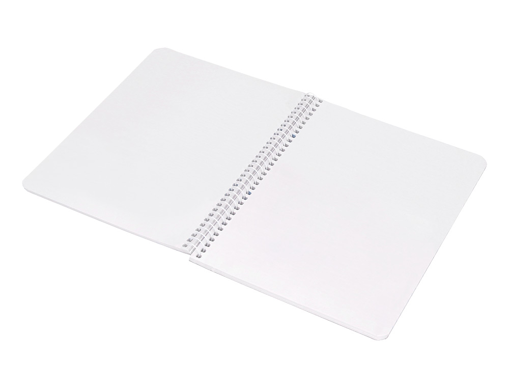 CUADERNO ESPIRAL LIDERPAPEL CUARTO SMART TAPA BLANDA 80H 60GR LISO SIN MARGEN COLORES SURTIDOS