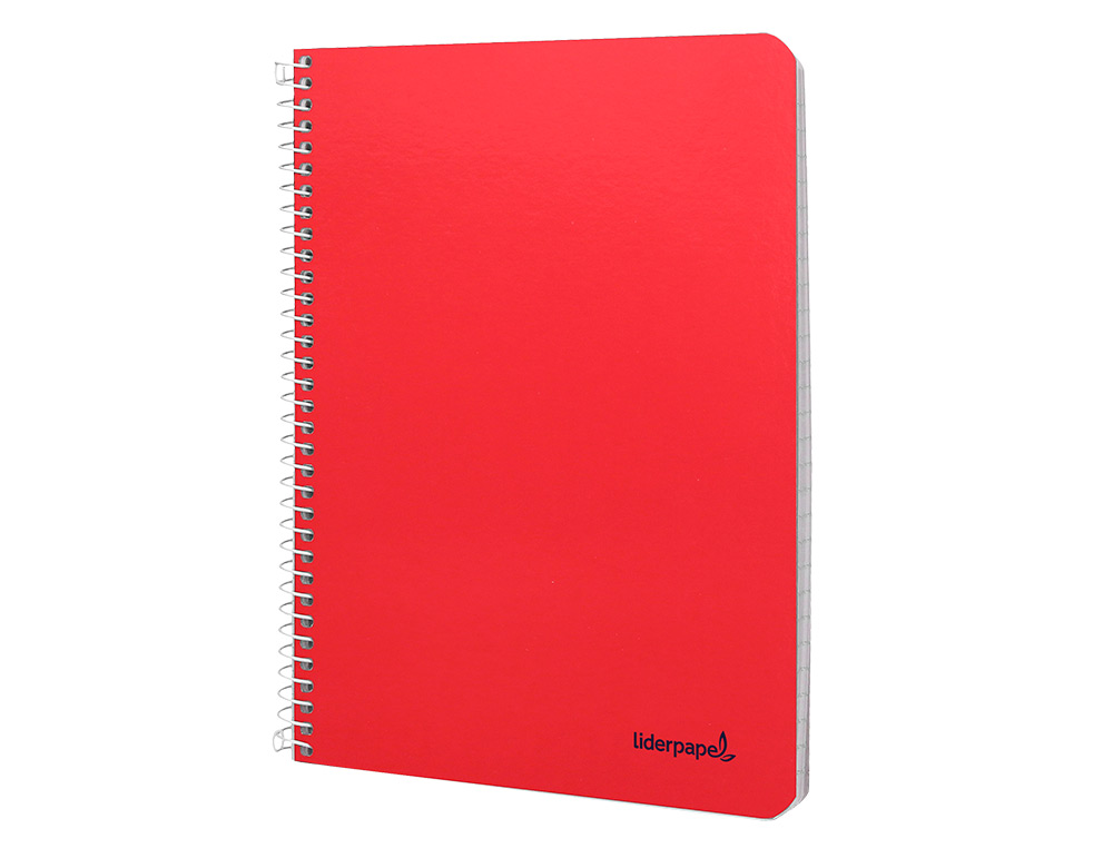 CUADERNO ESPIRAL LIDERPAPEL CUARTO SMART TAPA BLANDA 80H 60GR LISO SIN MARGEN COLORES SURTIDOS