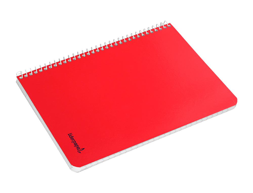 CUADERNO ESPIRAL LIDERPAPEL CUARTO SMART TAPA BLANDA 80H 60GR LISO SIN MARGEN COLORES SURTIDOS